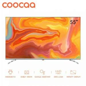 COOCAA ทีวี 55 นิ้ว LED 4K UHD Android9.0 Wifi Smart TV (รุ่น 55S6G) google assistant & Netflix &Youtube